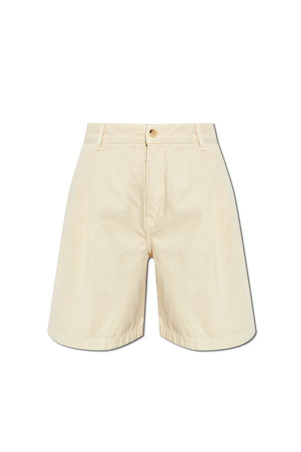 Maison Kitsuné Jeansshorts mit hohem Bund