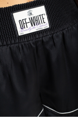 Off-White Pyjama Shirred trousers