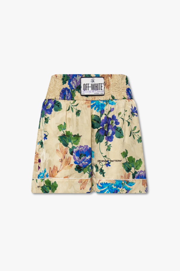 Off-White Hawaii graphic-print cargo shorts