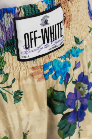 Off-White Shorts with floral motif