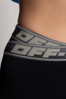 Off-White Short leggings with logo