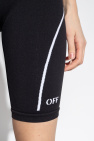 Off-White Cropped leggings with logo