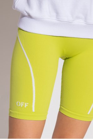 Off-White Short KLEIN leggings with logo