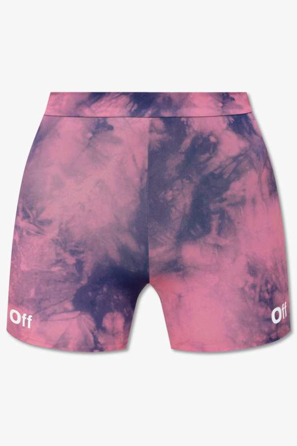 Off-White Tie-dye training shorts