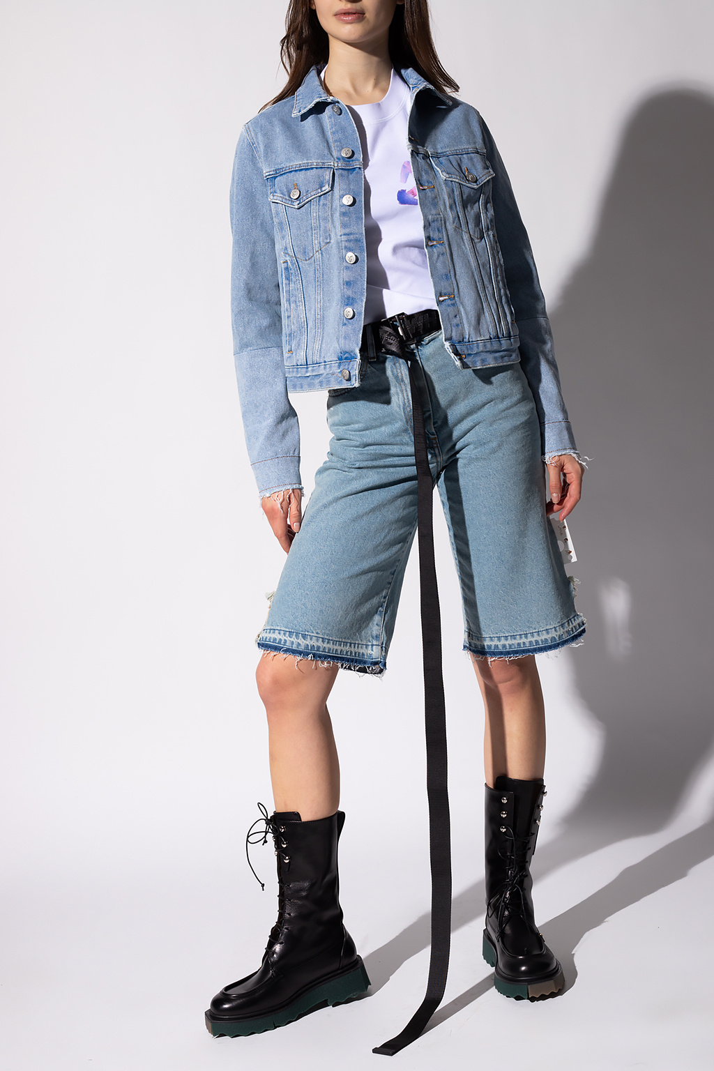 Off-White Salvatore Ferragamo straight-leg mid-rise jeans