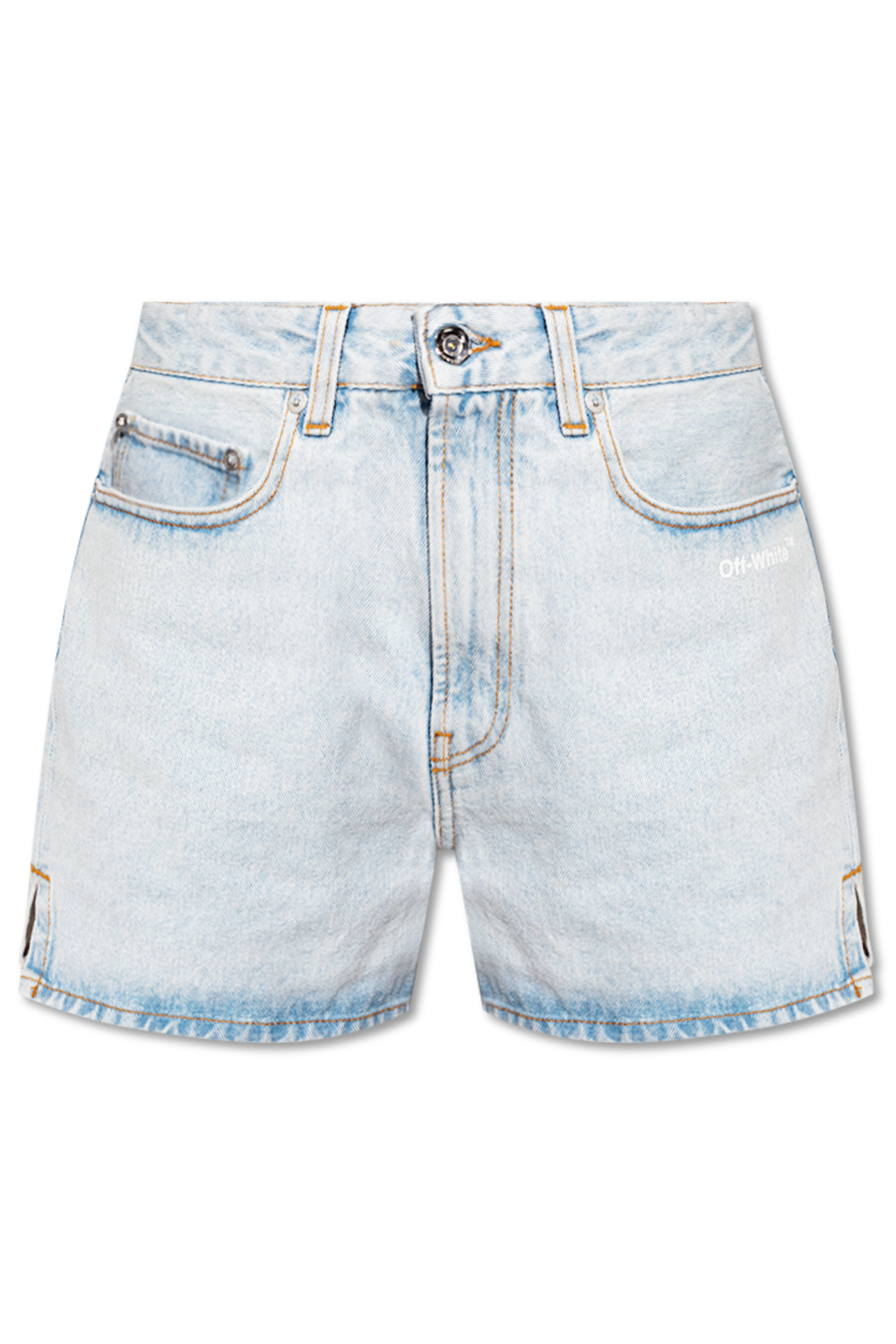 Off-White Denim shorts esma with logo