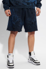 Diesel NAVY BLUE ‘P-CROWN-N2’ cotton shorts