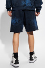 Diesel NAVY BLUE ‘P-CROWN-N2’ cotton shorts