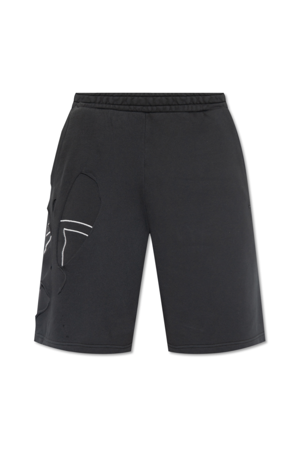 Diesel ‘P-CROWSTRAPOVAL’ cotone shorts