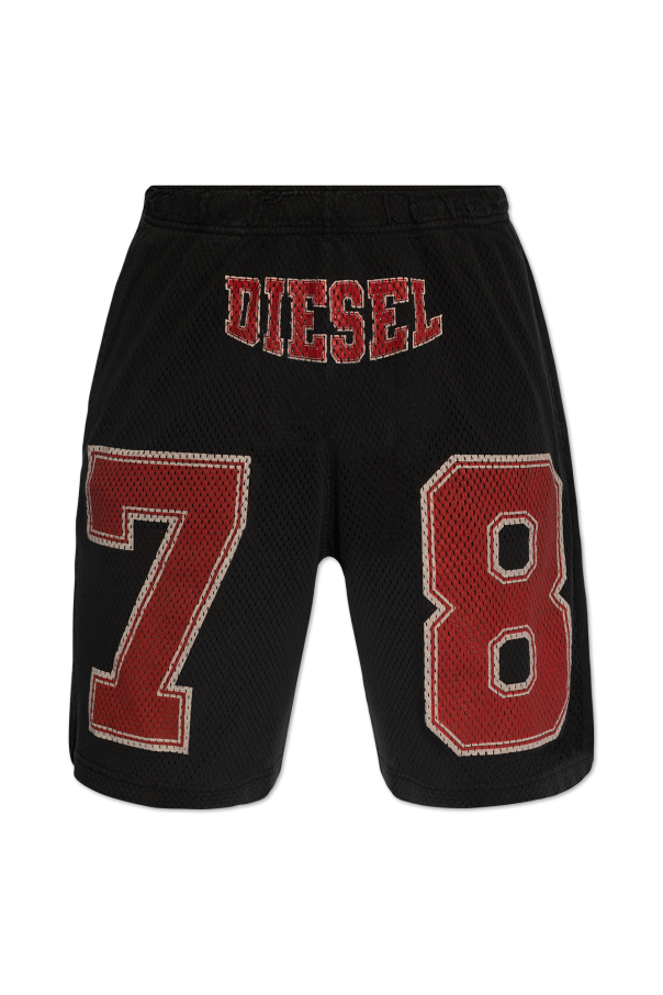 Diesel Szorty z logo ‘P-TAIN-SHORT’