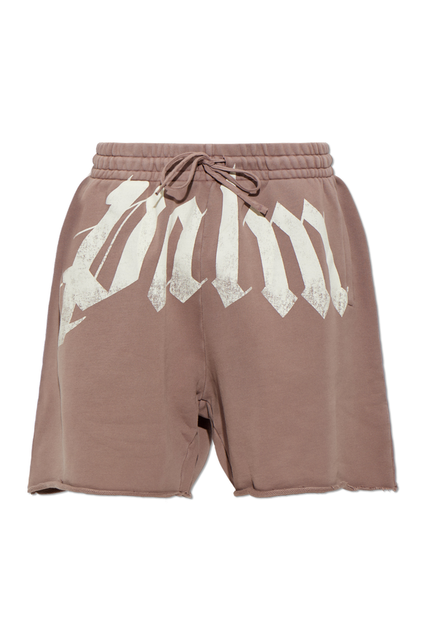 Cotton shorts with a ‘vintage’ effect od Palm Angels