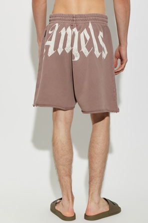 Palm Angels Cotton shorts with a ‘vintage’ effect