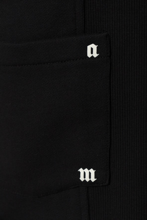 Palm Angels Cotton shorts with pocket