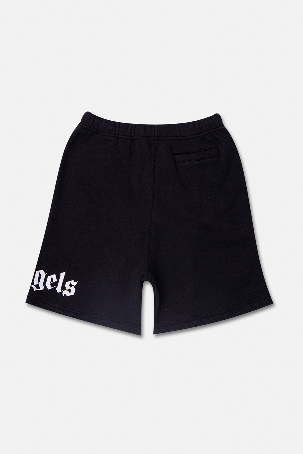 Palm Angels Kids Sweat satin shorts with logo