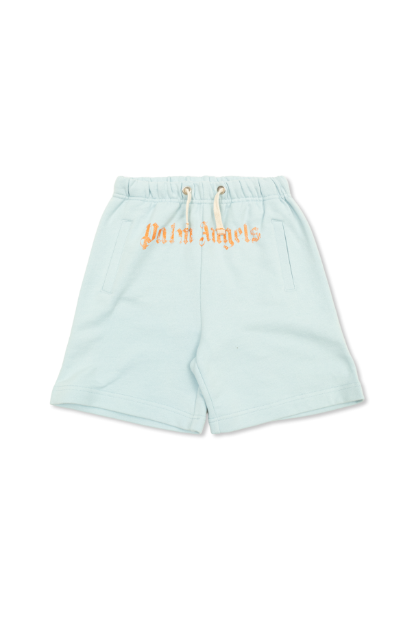 Shorts with logo od Palm Angels Kids