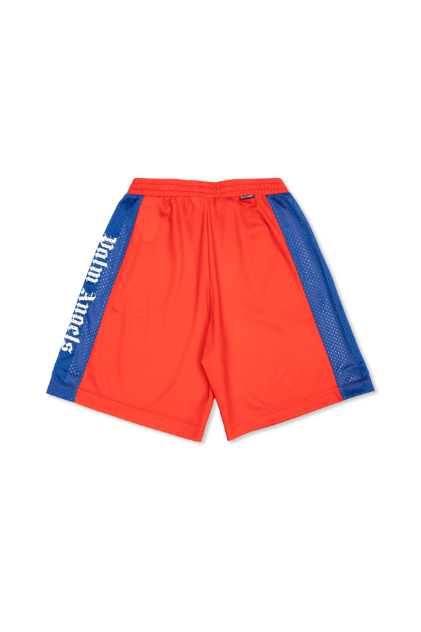 Palm Angels Kids Pantalones cortos con logo estampado
