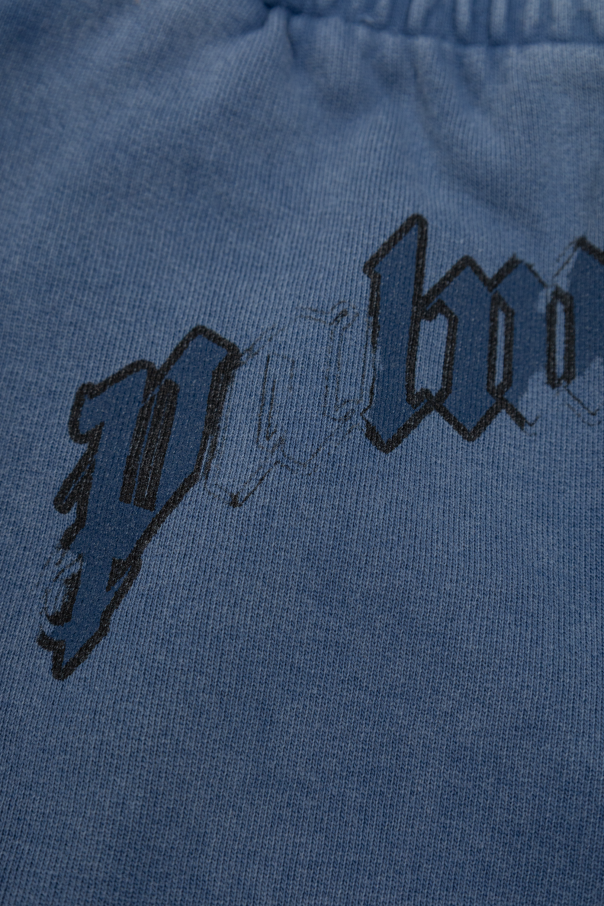Palm Angels Kids Logo shorts