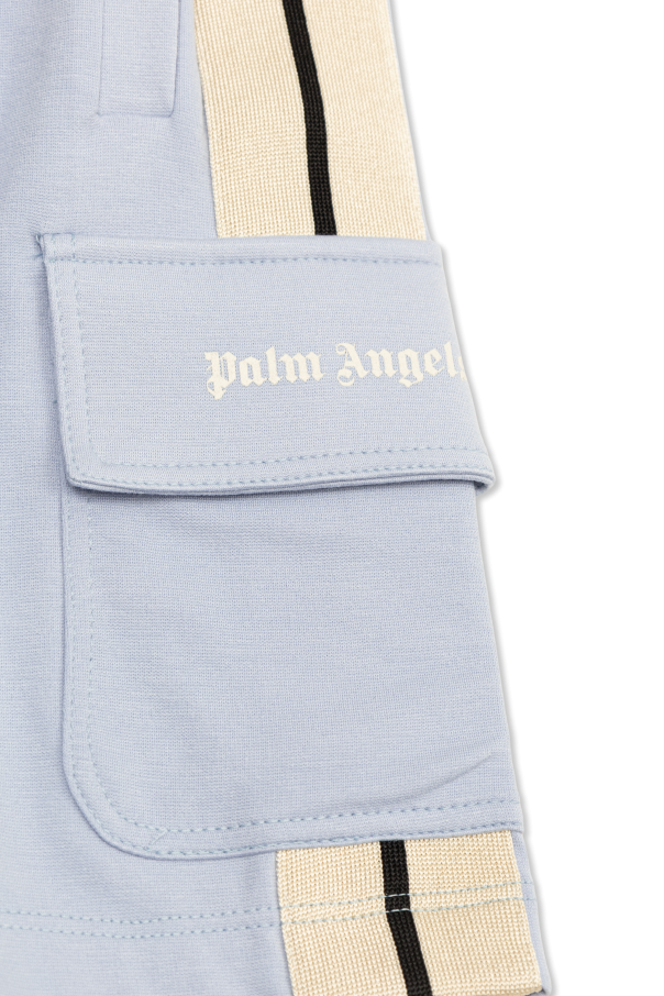 Palm Angels Kids Shorts with logo