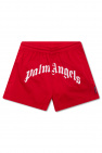 Palm Angels Kids Swim shorts with logo