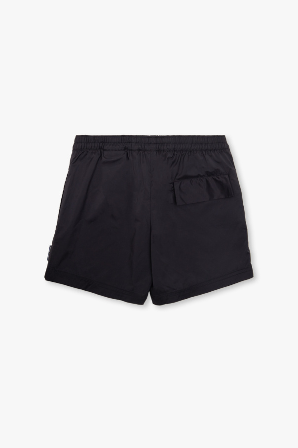 Palm Angels Kids Shorts Pollinate with logo