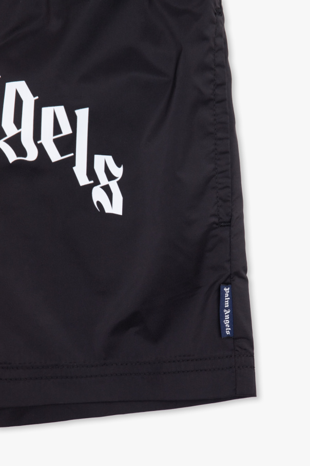 Palm Angels Kids Shorts with logo