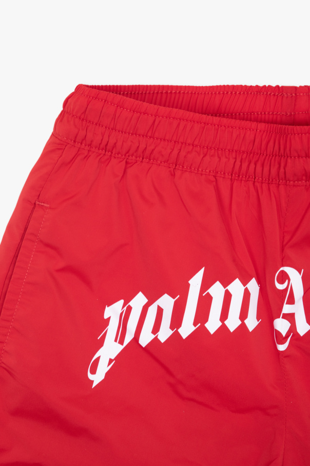 Palm Angels Kids london shorts with logo