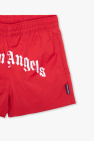 Palm Angels Kids Shorts with logo