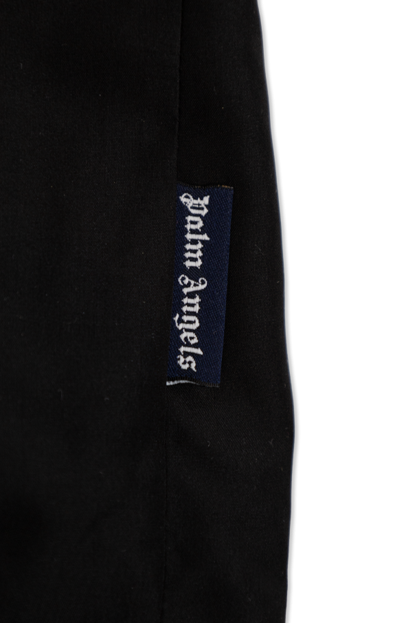 Palm Angels Kids Pantalones cortos con logo