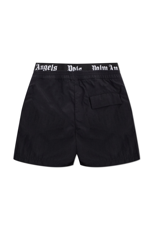 Palm Angels Kids Shorts con logo