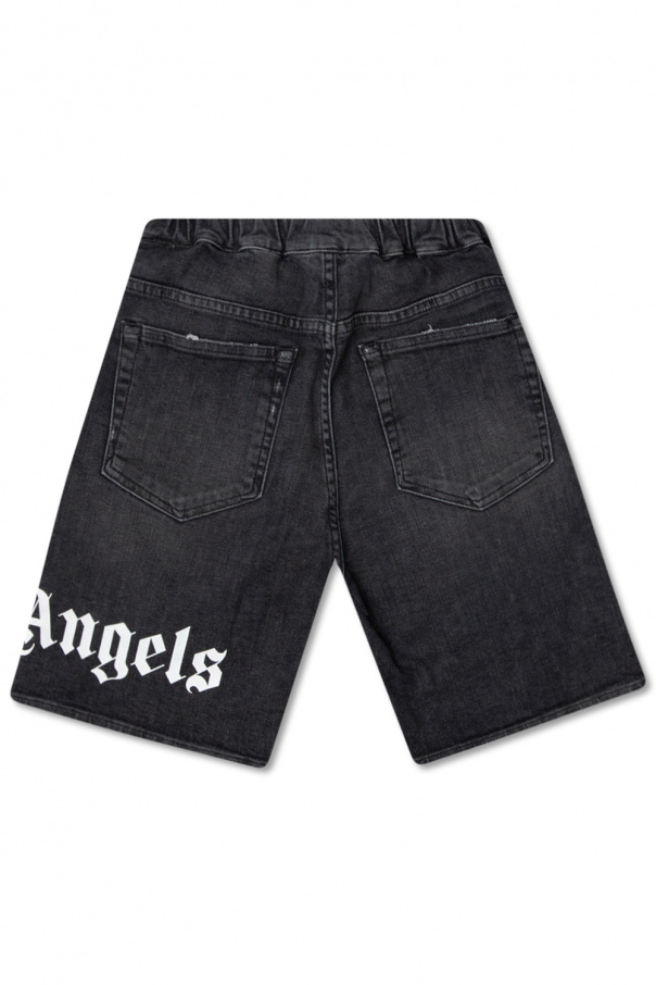 Palm Angels Kids Ride like the wind with the ™ Cycle Shorts in Heavy Lycra Jersey