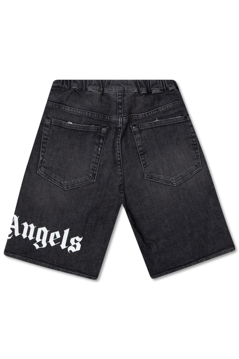 Palm Angels Kids Chevron Printed Swim Shorts