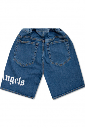 Denim shorts od Palm Angels Kids