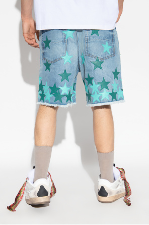 Amiri Denim shorts Mood with patches