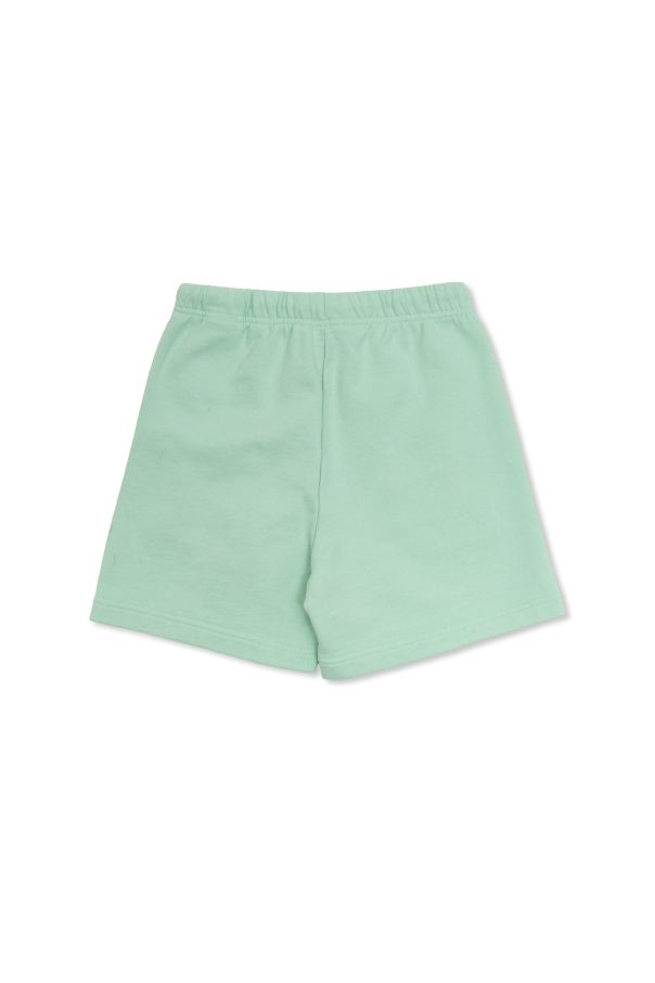 Palm Angels Kids Cotton shorts with logo