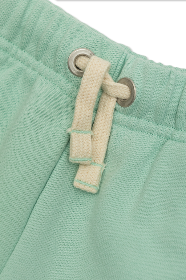 Palm Angels Kids Cotton shorts with logo