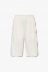 thom browne mid-thigh cropped-flare shorts