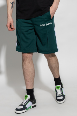 Palm Angels embroidered shorts with logo
