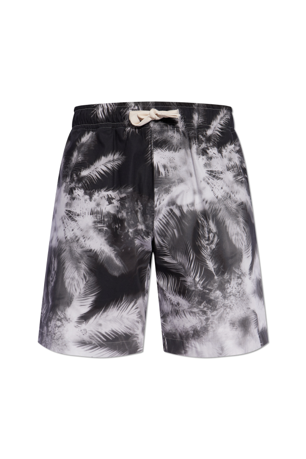 Palm Angels Cotton shorts with print