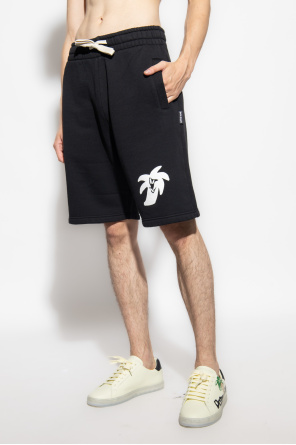 Palm Angels Shorts with motif of palm trees