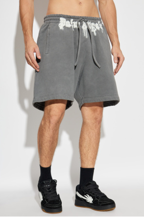 Palm Angels Shorts with printed logo