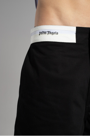Palm Angels Shorts Detail with logo