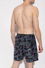 Palm Angels Camo swim Ruffle shorts