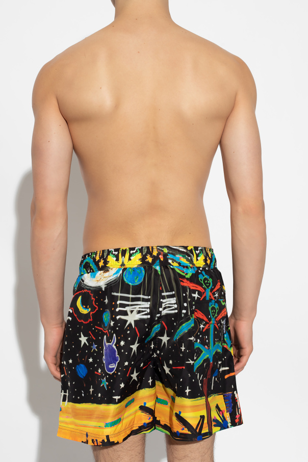 Palm Angels Patterned swimming shorts