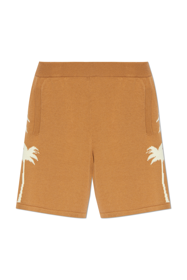 Palm Angels Shorts con estampado de palmeras