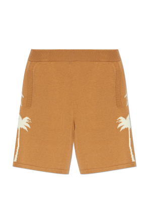 Shorts mit Palmenmuster