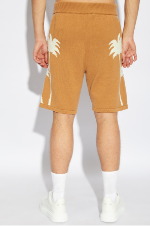 Palm Angels Shorts con estampado de palmeras