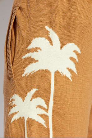 Palm Angels Shorts con estampado de palmeras