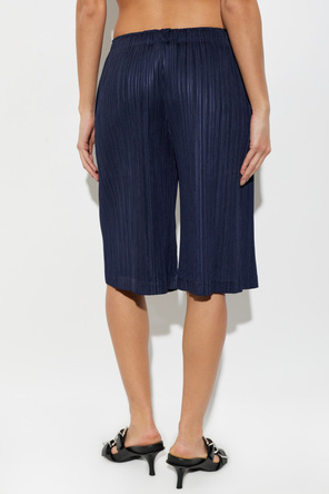 Pleats Please Issey Miyake Pantalones cortos plisados