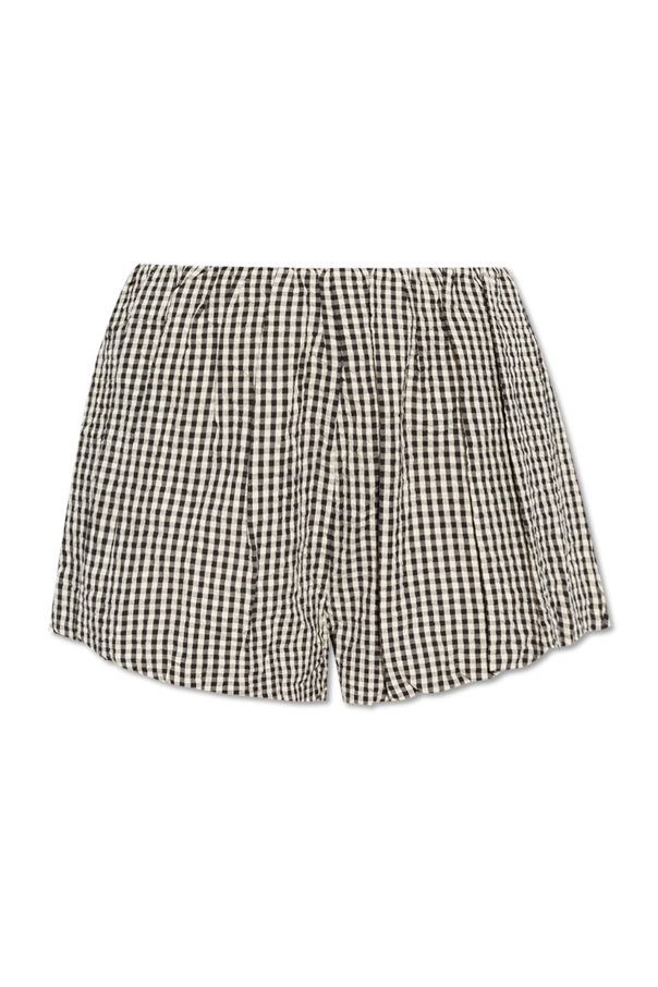 Posse Checkered pattern shorts