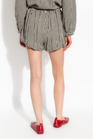 Posse Checkered pattern shorts